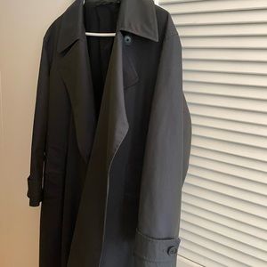 Uniqlo U Dark Blue Long Trench Coat